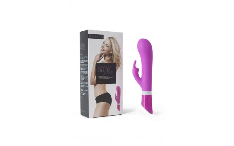Bwild Deluxe Bunny Raspberry Vibrator. 1