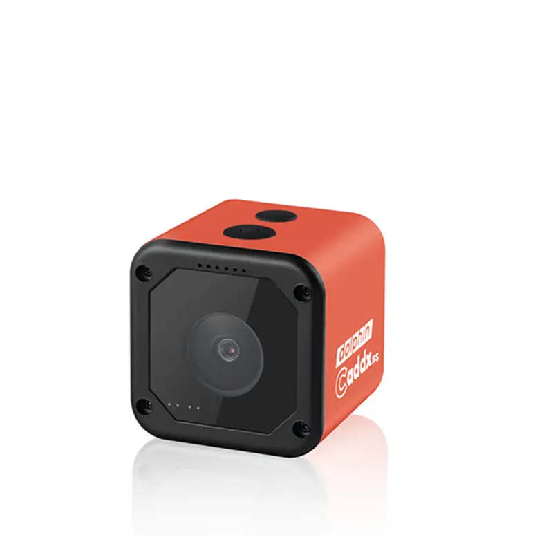 Caddx Dolphin Starlight 1080P Dvr Car Dash Cam Hd Recording Wifi 150 Degree Mini Action Sport Camera Internet Stream Cam (Red 1080P) 1