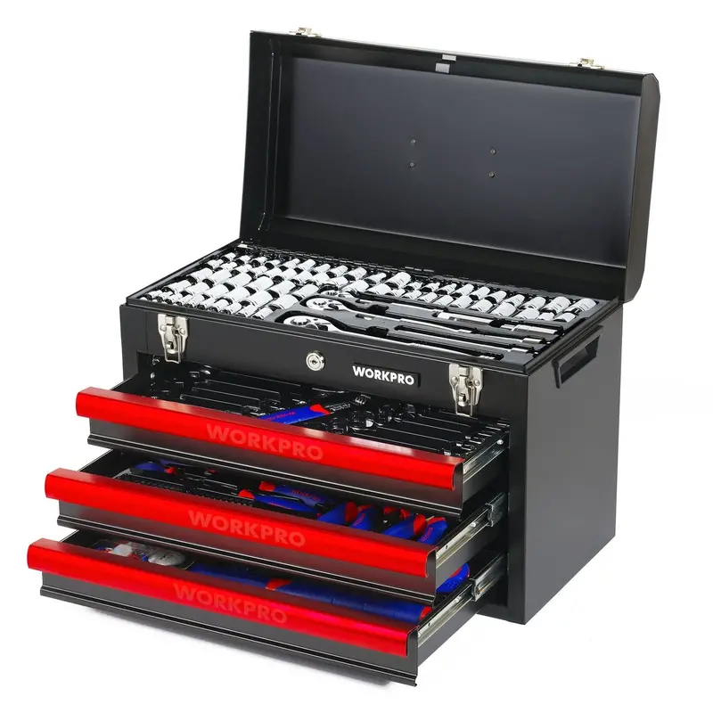 Caja Con Herramientas Para Mecánico Set De 408 Piezas 1