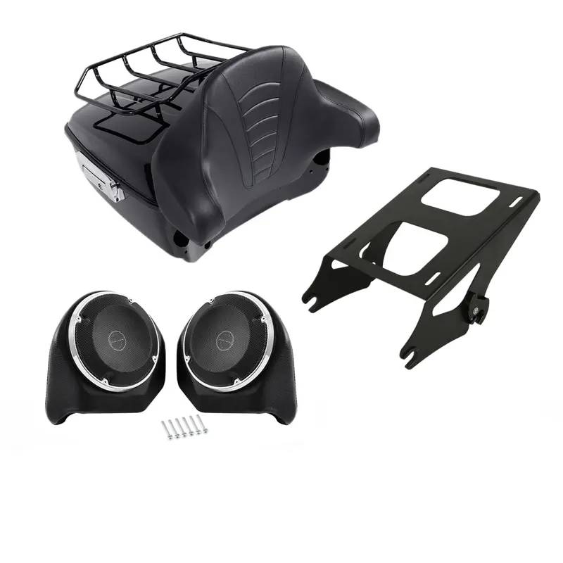 Caja Trasera Con Bocinas + Portaequipaje Road King 14-20 1