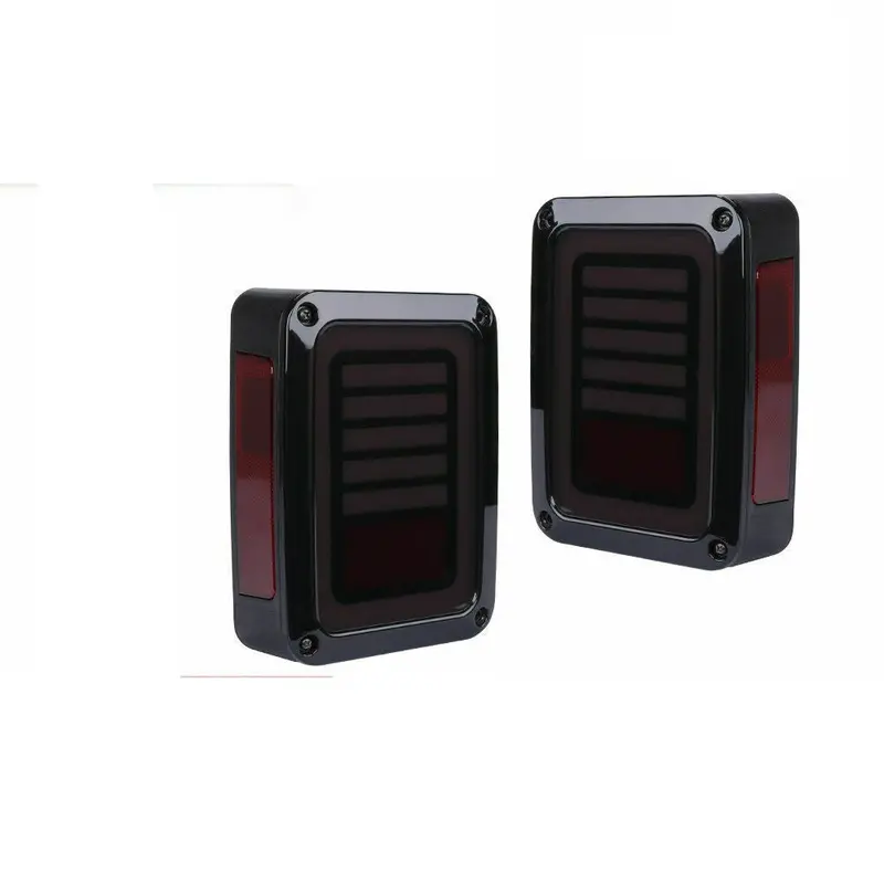 Calaveras Led Ahumados Jeep Wrangler Jk 2007-2017 1