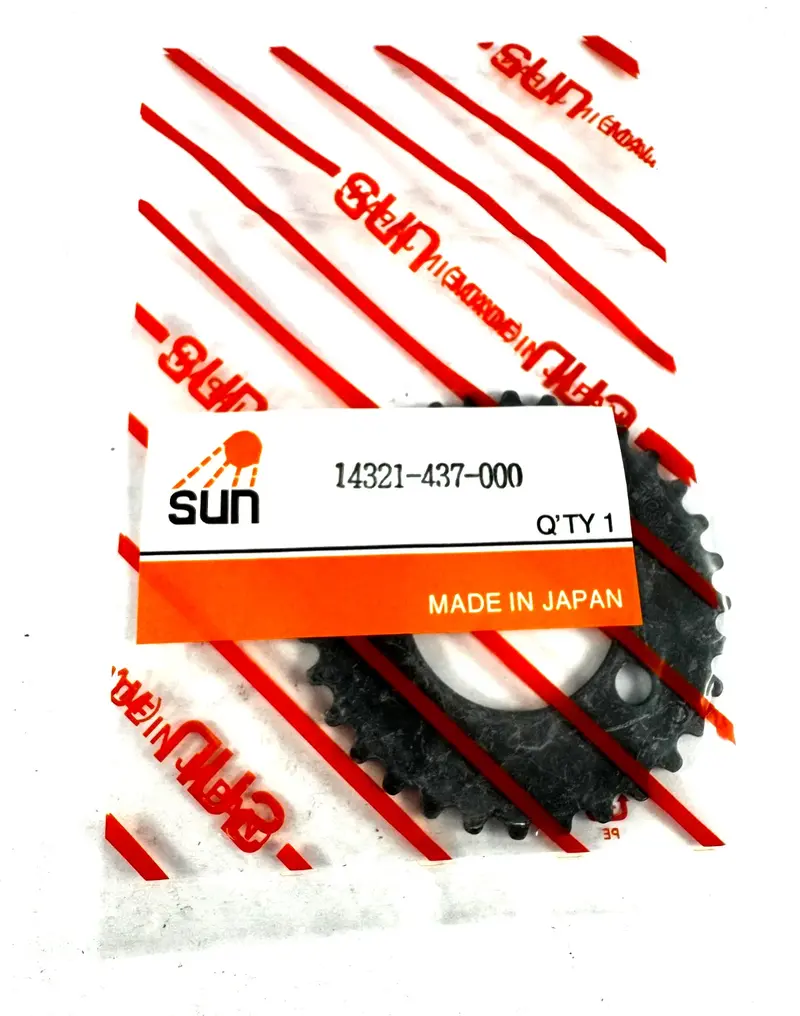 Cam Sprocket Honda Xl125, Cb100, Cb125, Ct125, Cl100, Tl125; Oem: 14321-437-000 1