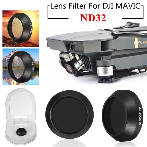 Camera Lens Filter Accessories Neutral Nd8 / Nd16 / Nd32 Hd Filter For Dji Mavic Pro 1