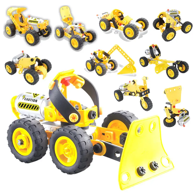 Car Puzzle Kit Assembly Disassembly Construction Puzzles Imagination Building Blocks Diy Intelligence Learning Play Toys 1