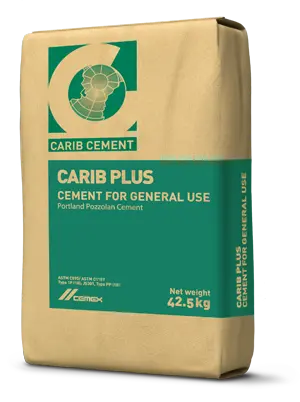 Carib Cement - Carib Plus (Grey) 1