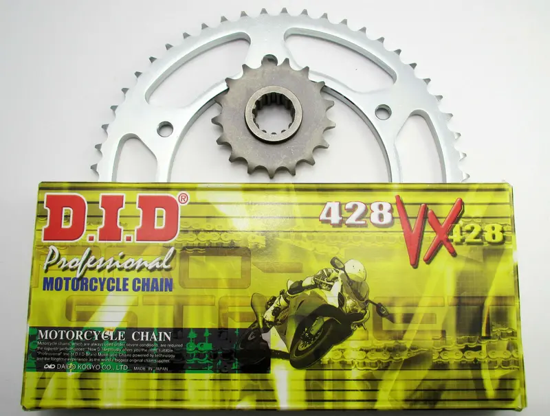 Cb125e Did Vx Gold Chain And Sprocket Set Chain 1