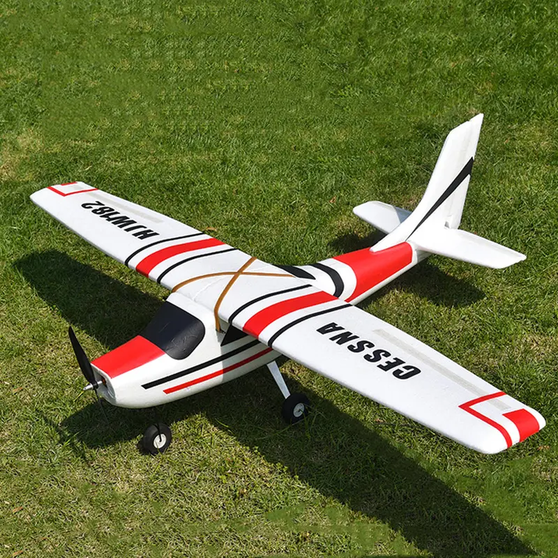 Cessna Hjw182 1200Mm Wingspan Epo Trainer Beginner Rc Airplane Kit (Red) 2