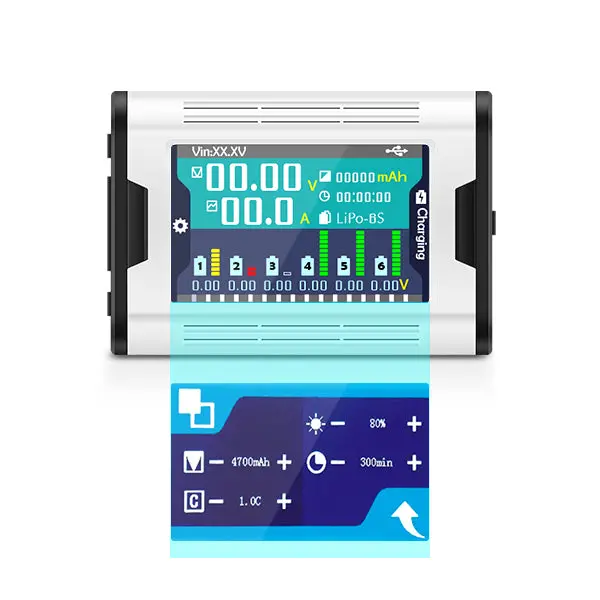 Charsoon 100W 10A Magical Core Mini Lcd Battery Charger 1