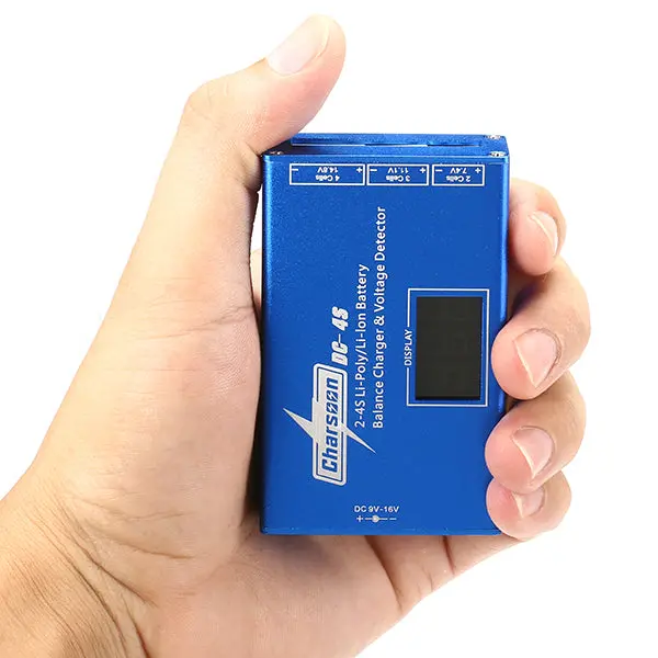 Charsoon Dc-4S 2-4S Li-Poly/Li-Ion Battery Balance Charger & Voltage Detector With Power Adapter For Rc Drone 1