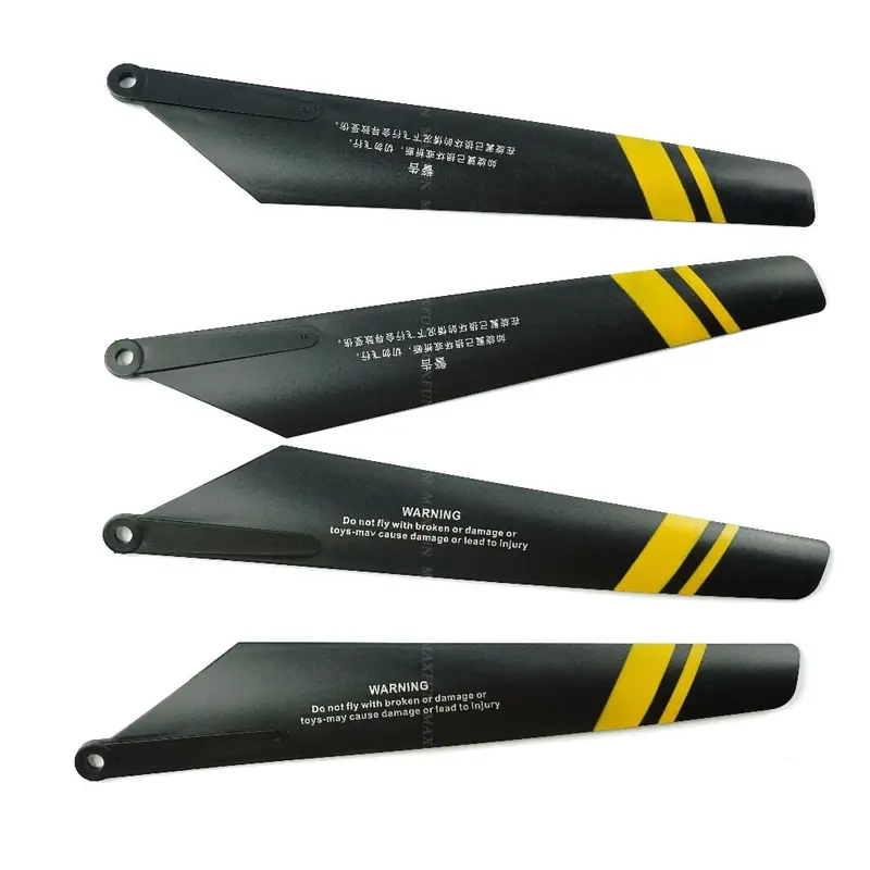 Cheap Free Shipping 4Pcs/Set 9101 Rc Helicopter Toys Accessories Main Blade Prolellers Spare Parts 1