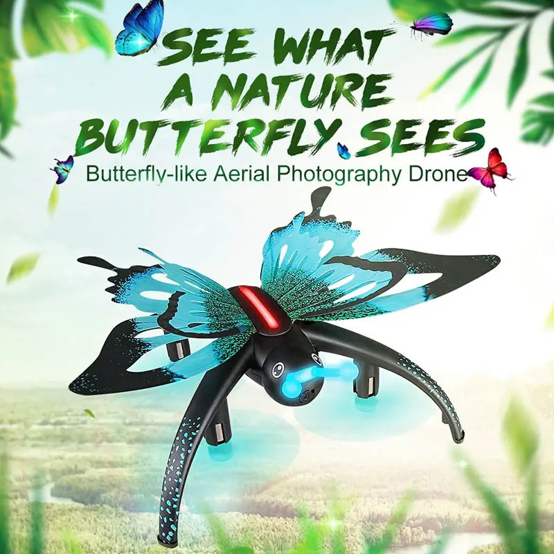 Children Toy Remote Butterfly Airplane Simulation Quadcopter Airplane Education Toy For Kids Fj88 1