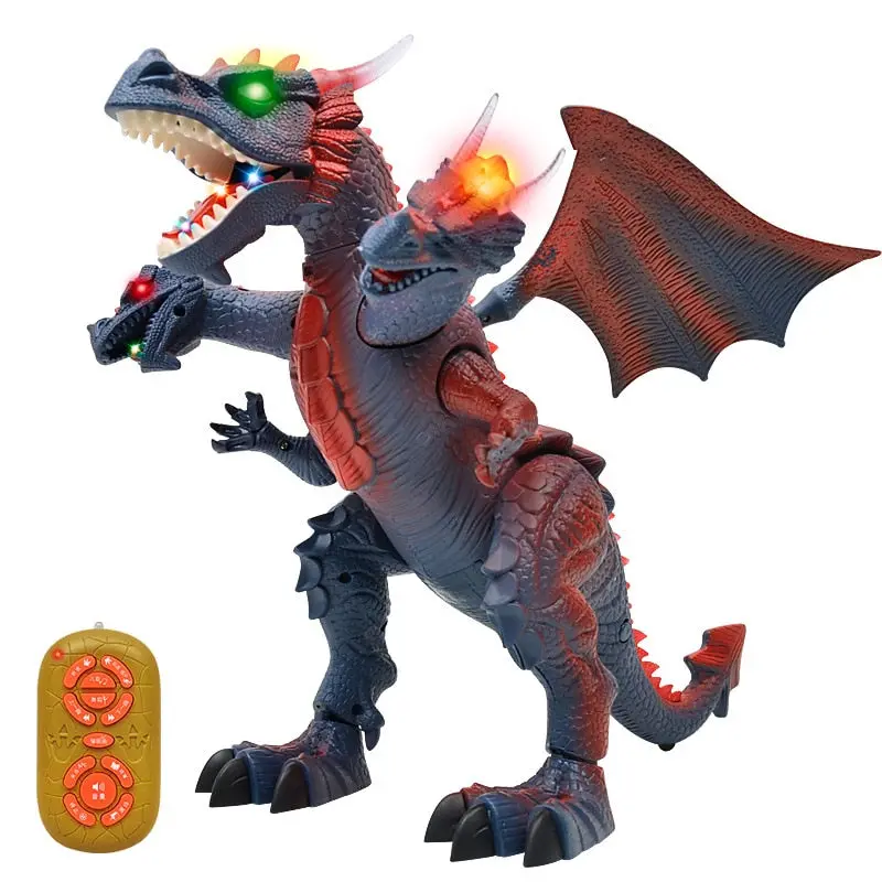 Children's Educational Toys Early Education Machine Three-Headed Dragon Dinosaur Robot Singing And Dancing Robots Dinosaur Toys 1