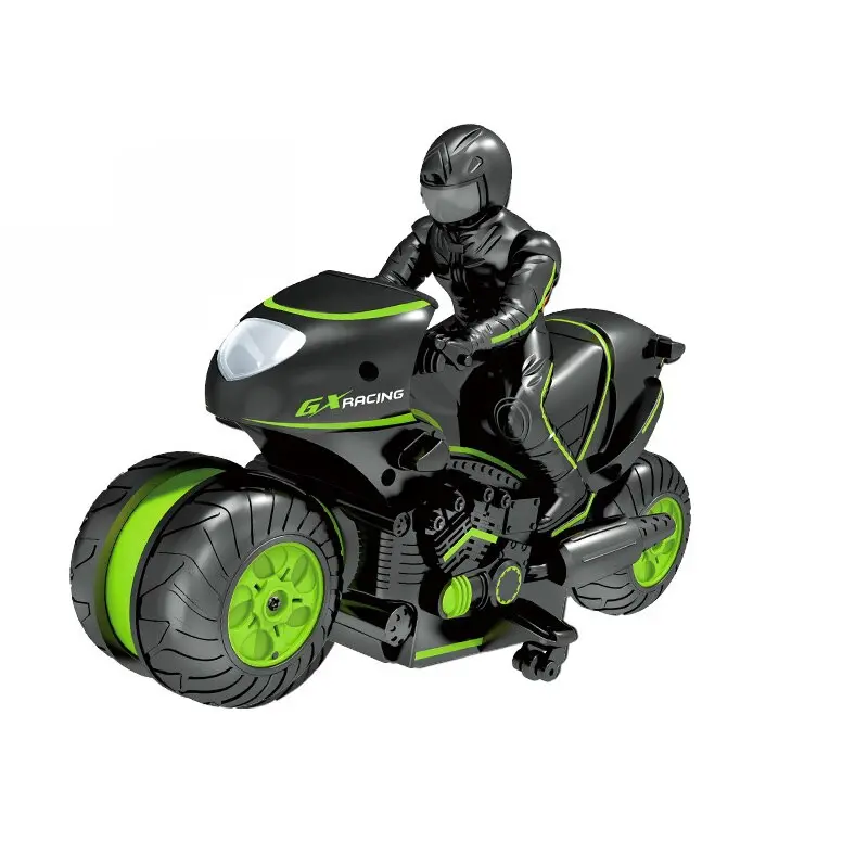 Children's High-Speed Remote Control Sidewalk Stunt Motorcycle Remote Control Stunt Car Drift 2.4Ghz Racing Children's Gift Toy 1