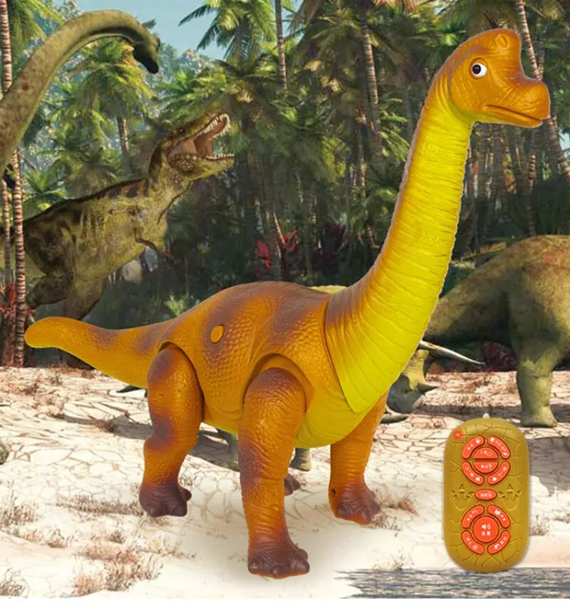 Clasic Educational Toy 41Cm Large Size Remote Control Rc Dinosaur Robot With Music Light Walk Sounds Model Toys For Kids As Gift 1