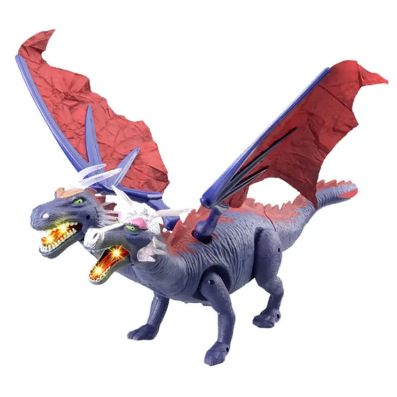 Classic Educational Toy Large Size Walking Electric Dinosaur Walking Music With Cool Light With Wings Kids Child Best Gift Toys 1