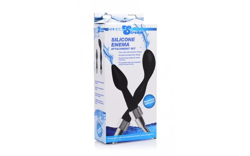 Cleanstream Silicone Enema Attachment Set. 1