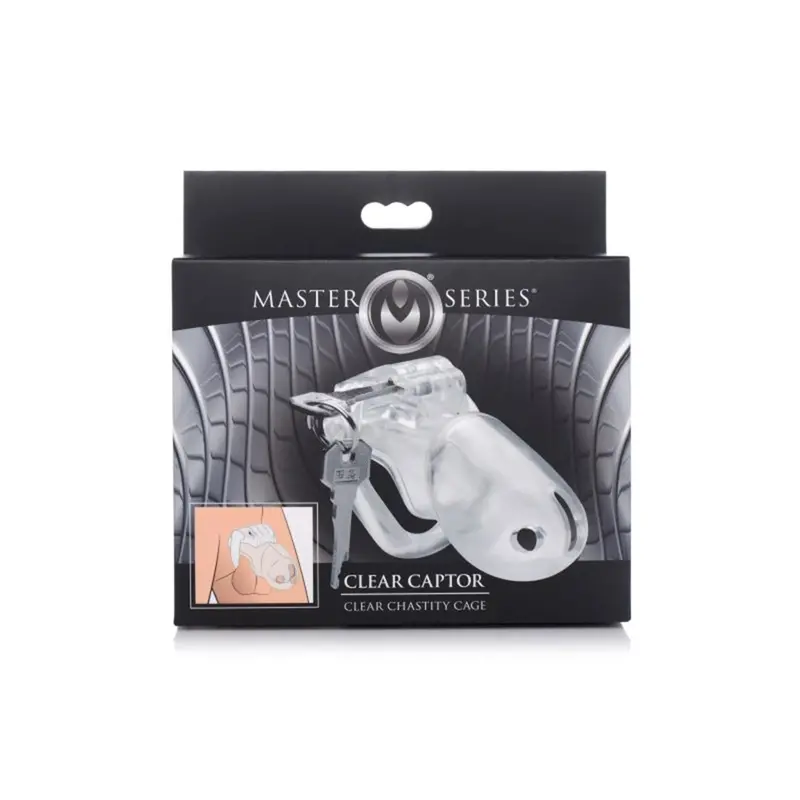 Clear Captor Chastity Cage Medium. 1