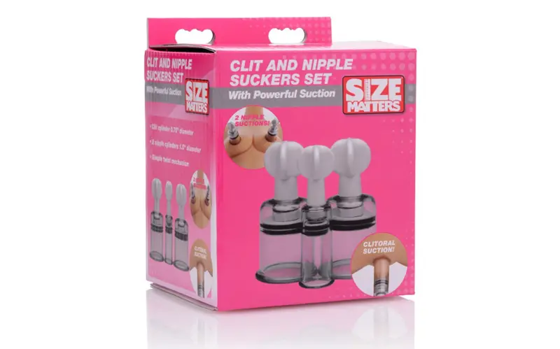Clit And Nipple Suckers Set. 1