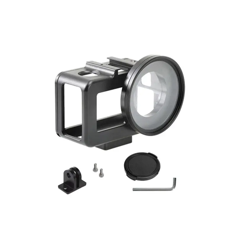 Cnc Aluminum Alloy Camera Protective Case Mount With 1/4" Screw For Dji Osmo Pocket Fpv Action Camera 1