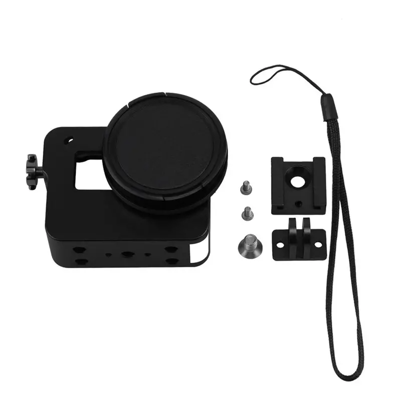 Cnc Aluminum Alloy Protective Case Housing Shell With Backdoor For Gopro Hero 5/6 Action Camera 1