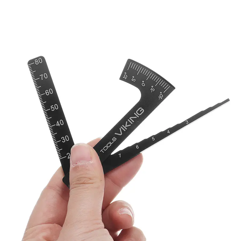 Cnc Metal Adjustable Ruler Adjustment Rc Car Height & Rim Camber 9 Degrees Measuring Tools Parts 1