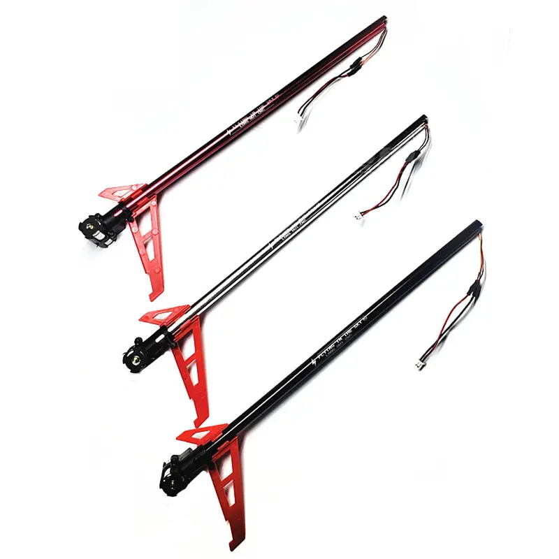 Cnc Metal Tail Boom Set With Motor Helicopter Spare Part For Xk K130 Rc Helicopter 1