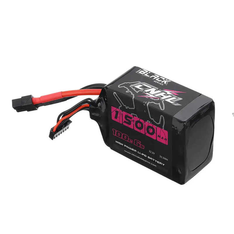 Cnhl Black Series 1500Mah 6S 22.2V 100C Lipo Battery Pack Lipo With Xt60 Plug 1