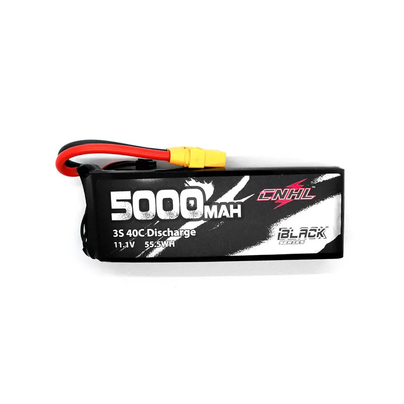 Cnhl Black Series 5000Mah 11.1V 3S 40C Lipo Battery Xt90 Plug For Rc Drone Fpv Racing 1
