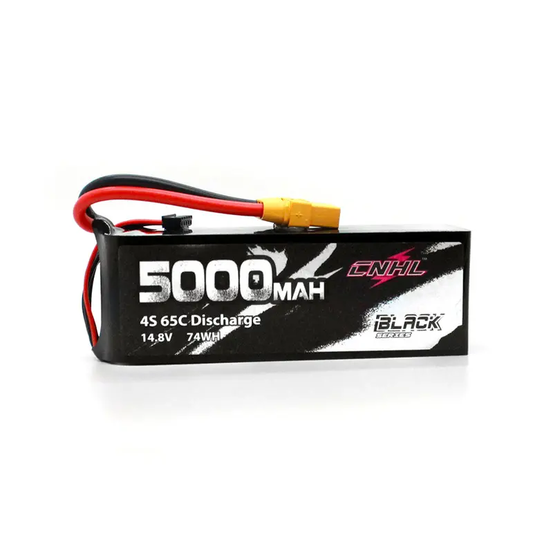 Cnhl Black Series 5000Mah 14.8V 4S 65C Lipo Battery Xt90 Plug For Rc Drone Fpv Racing 1