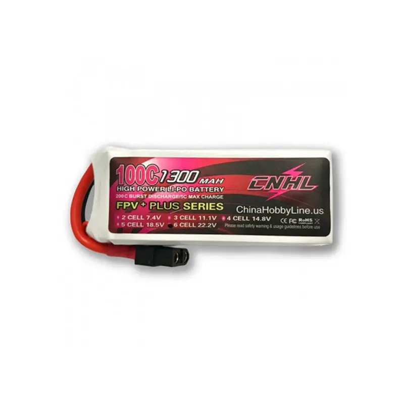 Cnhl G+Plus 22.2V 1300Mah 6S 100C Lipo Battery Xt60 Plug For Rc Drone Fpv Racing 1