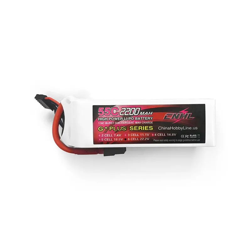 Cnhl G+Plus 2200Mah 22.2V 6S 55C Lipo Battery Xt60 Plug For Rc Drone Fpv Racing 1