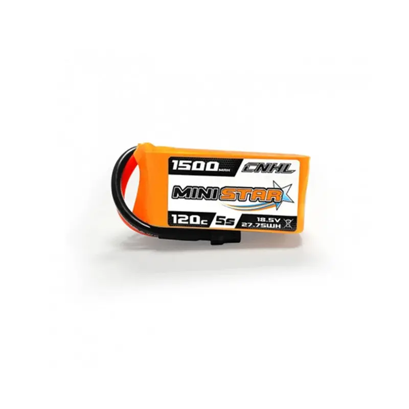 Cnhl Ministar 18.5V 1500Mah 5S 120C Lipo Battery Xt60u Plug For Rc Drone Fpv Racing 1