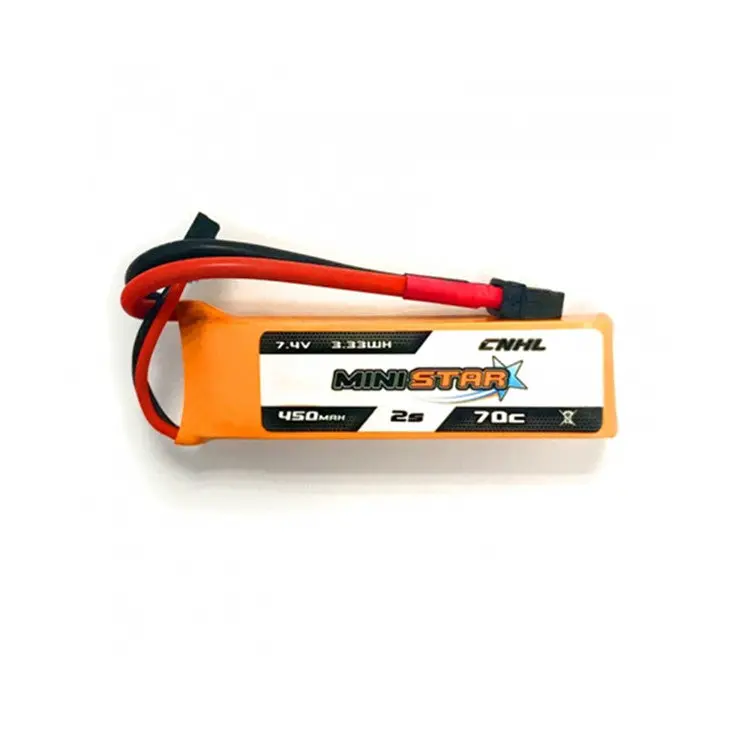 Cnhl Ministar 450Mah 7.4V 2S 70C Lipo Battery Xt30u Plug For Rc Drone Fpv Racing 1