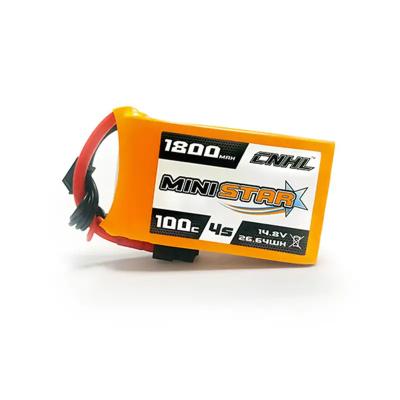 Cnhl Ministar 4S 14.8V 1800Mah 100C Lipo Battery With Xt60 Plug For Rc Drone Fpv Racing 1