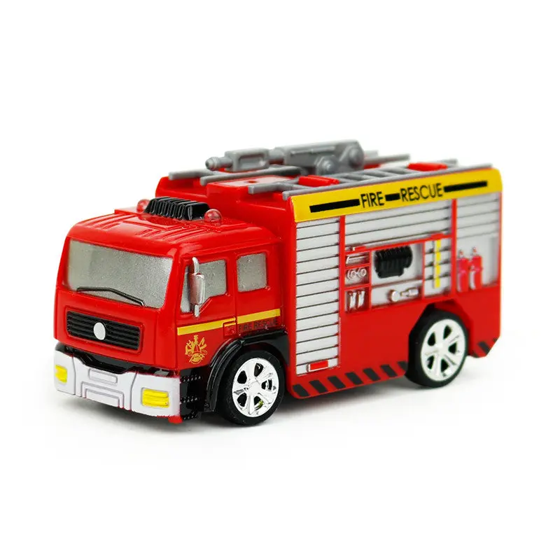 Coke Can Shenqiwei 8027 1:58 Water Tank Truck Fire-Engine Rc Car Mini 4 Channel 1