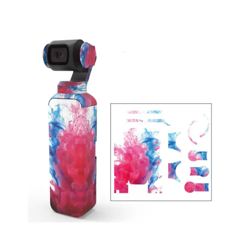 Colorful/Camouflage Decals Camera Protective Film Skin Waterproof Stickers For Dji Osmo Pocket Handheld Gimbal Accessories 1