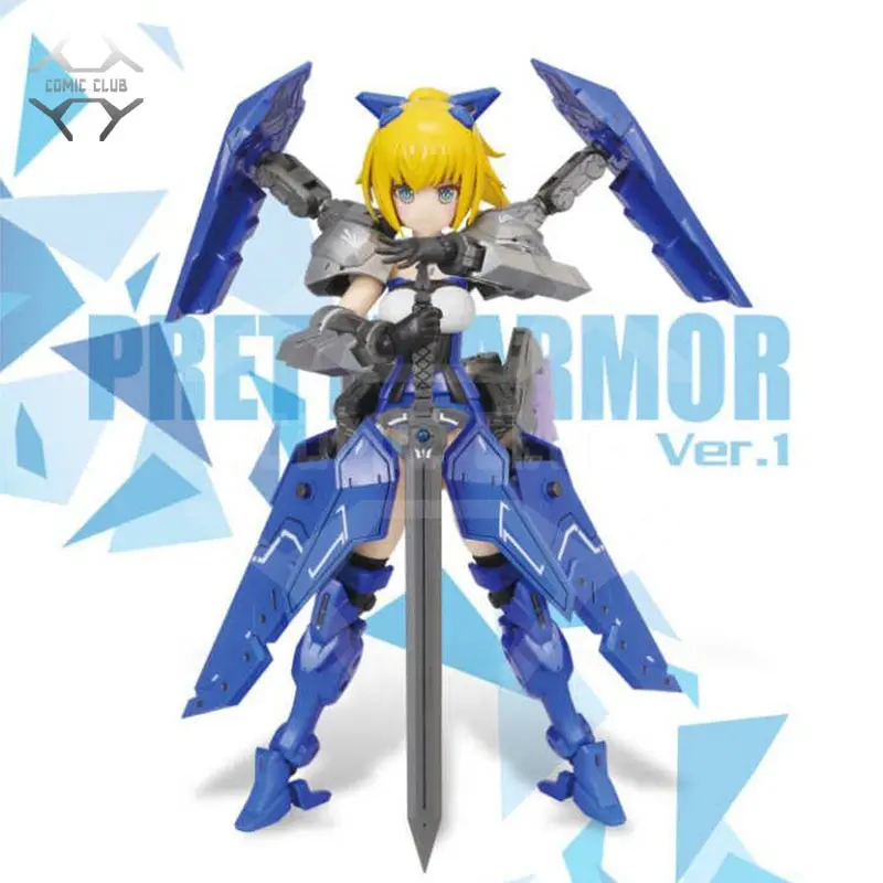 Comic Club In-Stock Pretty Armor Saber Wing Zero Robot Mobile Suit Ms Girl Plastic Model Kit Anime Toys Figure 1
