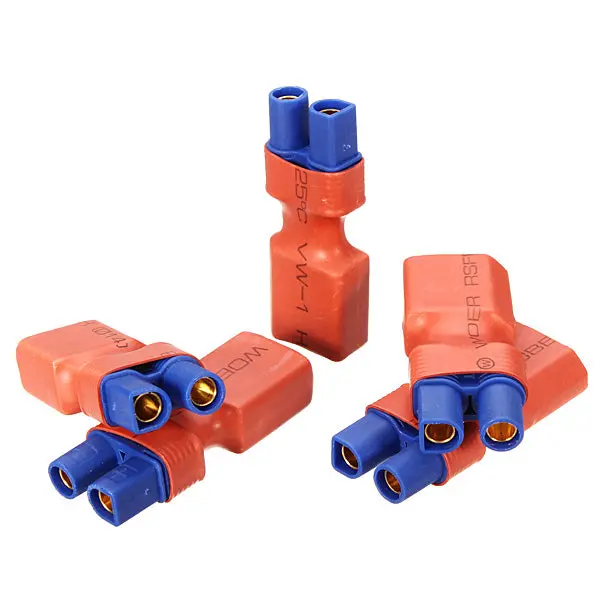 Conversion Adapter Xt60 Male Plug To Ec3 Female Plug For Rc Helicopter 1