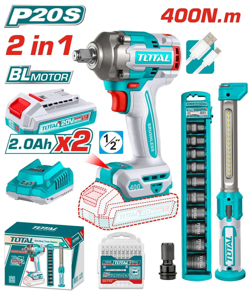 Cordless 2 Pcs Combo Kit Utosli23048 1