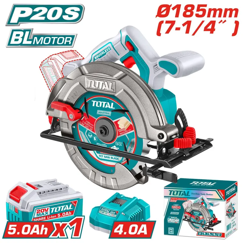 Cordless Circular Saw 20V 7-1/4" Utsli18513 1