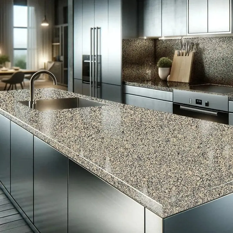 Crystal Yellow Prefab Granite 8Ft 1