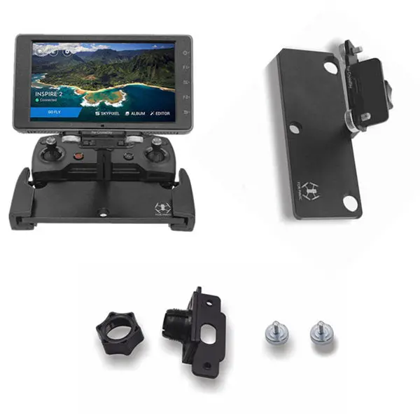 Crystalsky Monitor Display Bracket Mount Holder For Dji Spark & Mavic Air Remote Control Transmitter 1