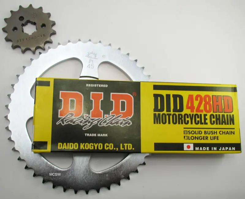 Ct110 1986-1998 Chain And Sprocket Set 1