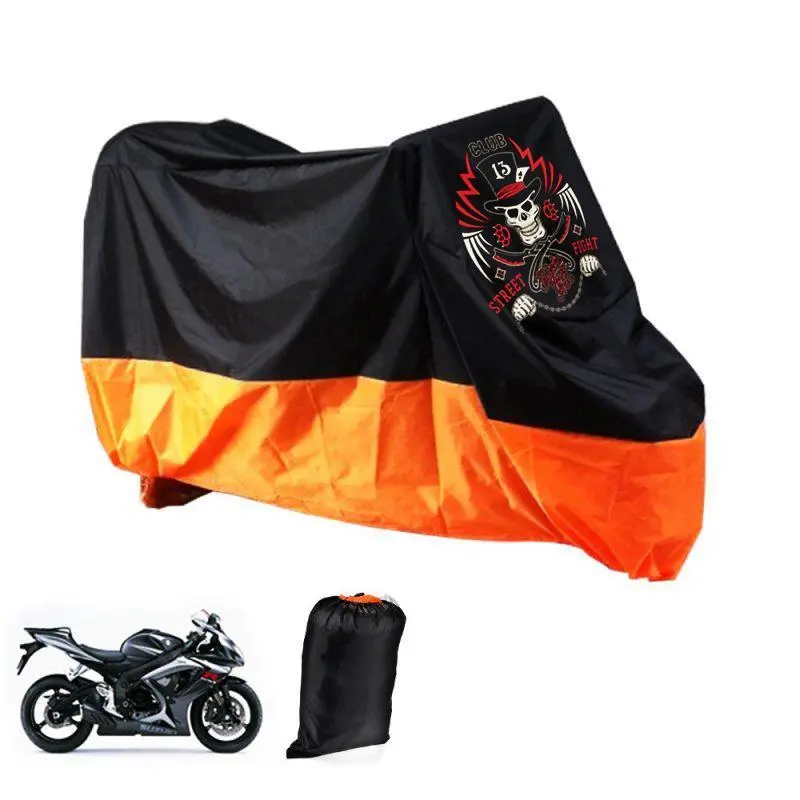 Cubierta Impermeable Para Motocicletas Logo Calavera 1