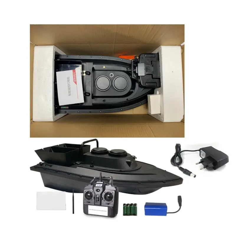 D11 Smart Rc Bait Boat Toys Dual Motor Fish Finder Ship Boat Remote Control 500M Fishing Boats Speedboat Fishing Tool Model Toy 1