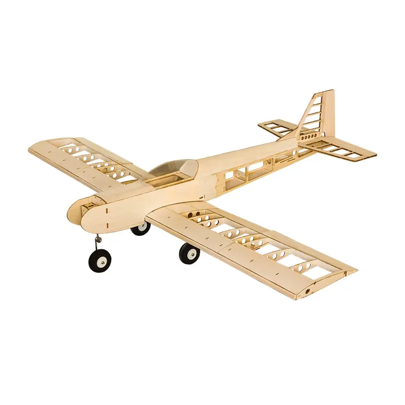 Dancing Wings Hobby Dw T30 1400 1.4M Wingspan Balsa Wood Trainer Rc Airplane Diy Model Kit (Kit) 1