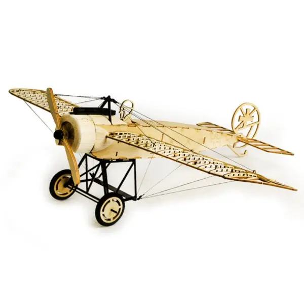 Dancing Wings Hobby Fokker-E 410Mm Wingspan Balsa Wood Airplane Static Model Unassembled 1