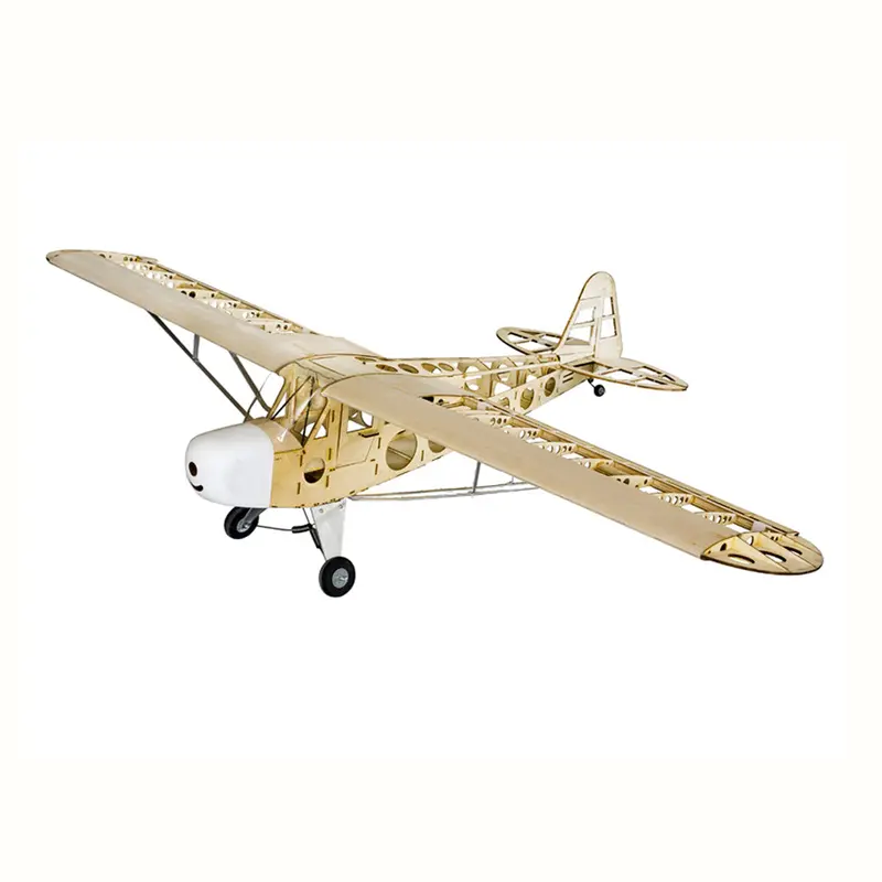 Dancing Wings Hobby Piper J3 Cub 1800Mm Wingspan Balsa Wood Laser Cut Rc Airplane Kit 1
