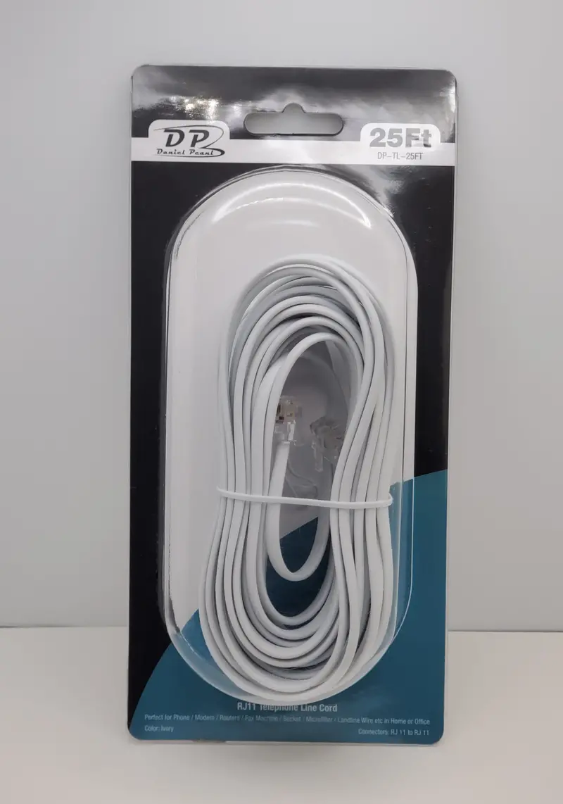 Daniel Pearl Telephone Line Cord Dp-Tl-25Ft 1