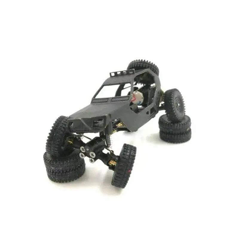 Dasmikro Das87 Das87a03 Ho Scale 1/87 4Wd Chassis Diy Desert Truck Crawler Kit Rc Car 1